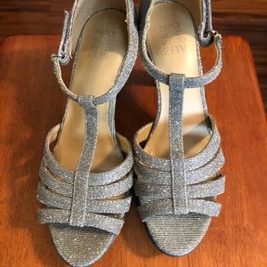 Naturalizer sparkly silver heel
